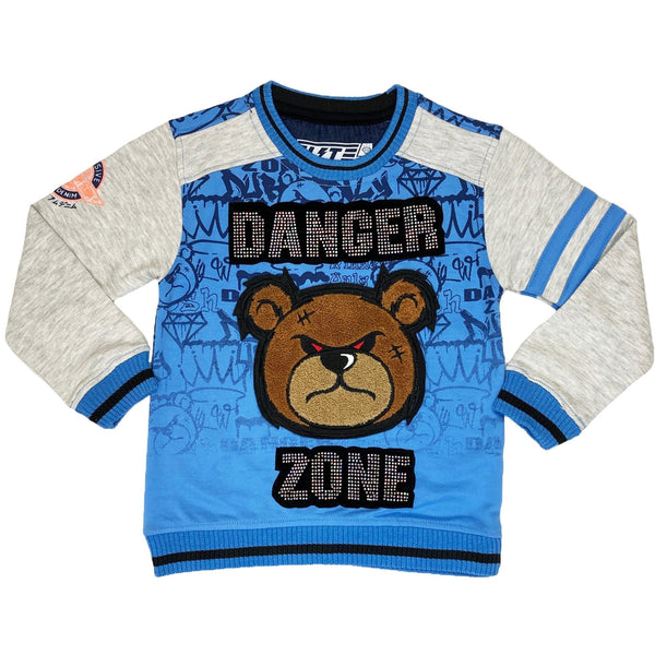 ELITE "Danger Zone" Kids Sweatshirt 1 (BLUE)