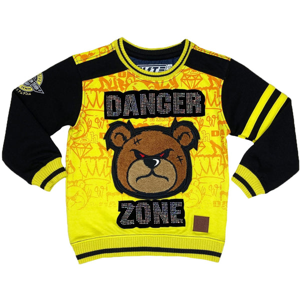 ELITE "Danger Zone" Kids Sweatshirt 2 (YELLOW)