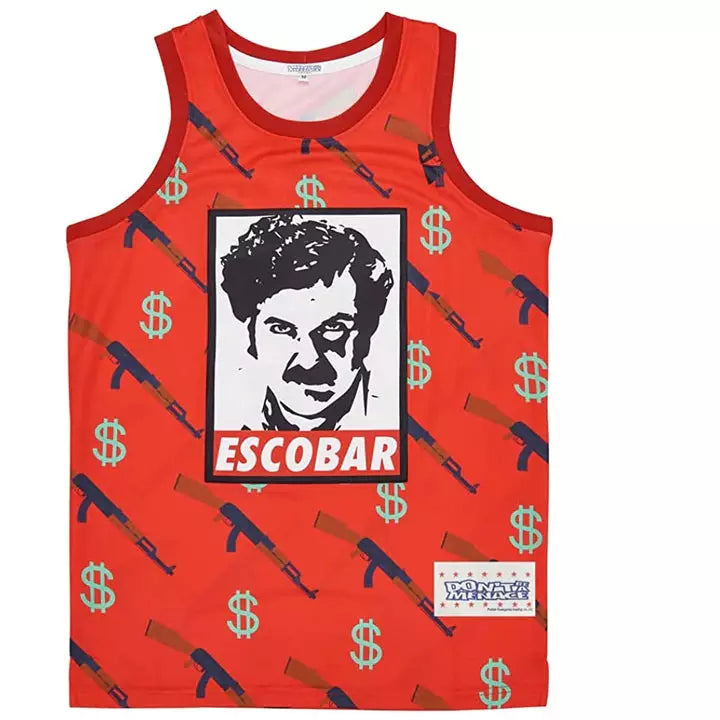 PABLO ESCOBAR #0 BASKETBALL JERSEY