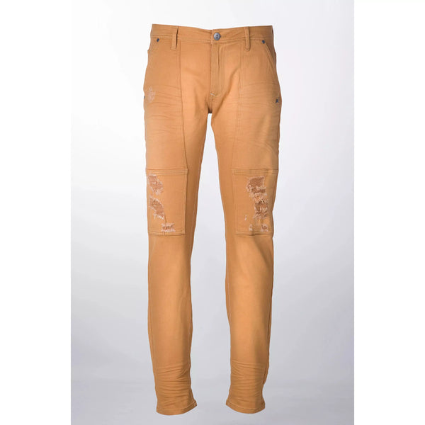 Alan | Men's Washed Twill Jean With Rips