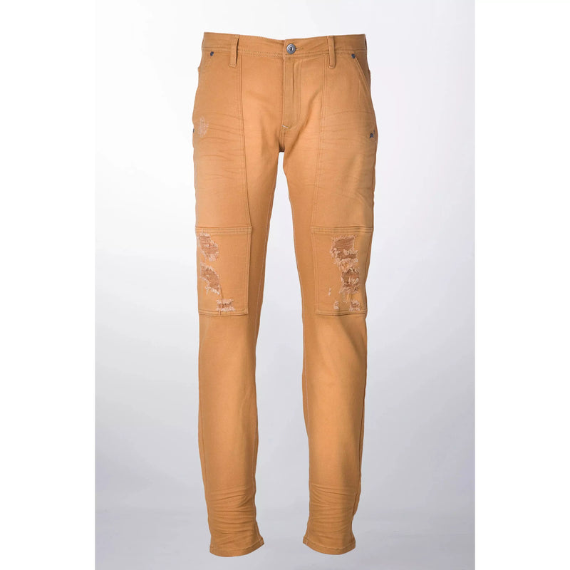 Alan | Men's Washed Twill Jean With Rips