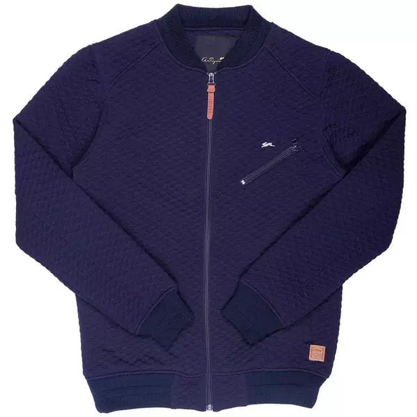Bruce | Men's Quilted Knit Bomber Jacket