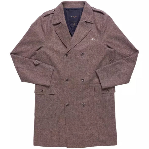Edison | Men's Wool Blend Military Jacket
