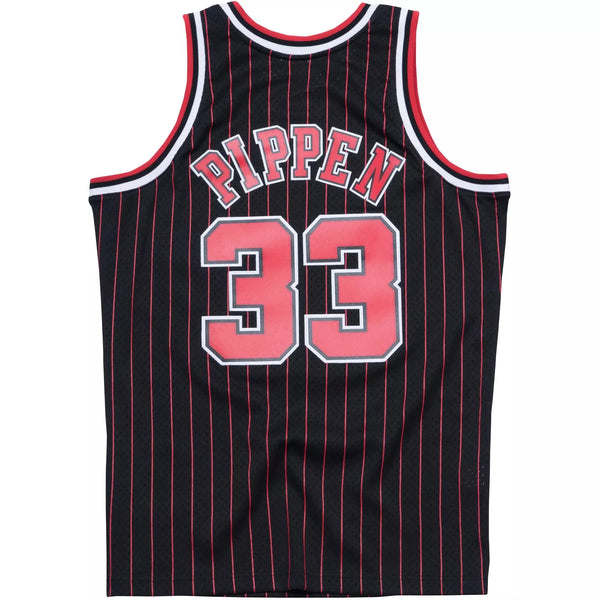 Scottie Pippen Chicago Bulls Throwback Pinstripe NBA Swingman Jersey