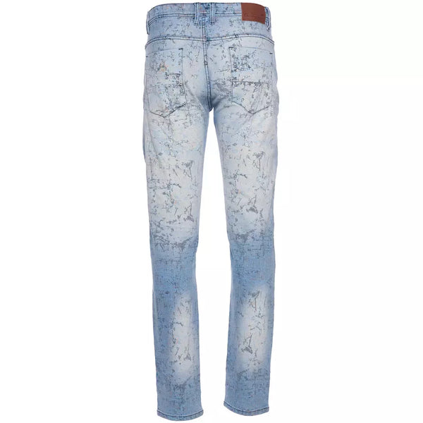 Spencer | Men's Printed Denim Jean