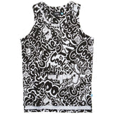 Stack It Up Tank Top (Black/White)
