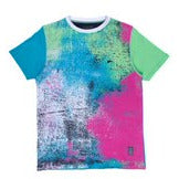 Daza | Big Men's Graphic Print Crew Neck Tee