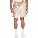 Knit Tie Dye Raw Edge Jogger Short