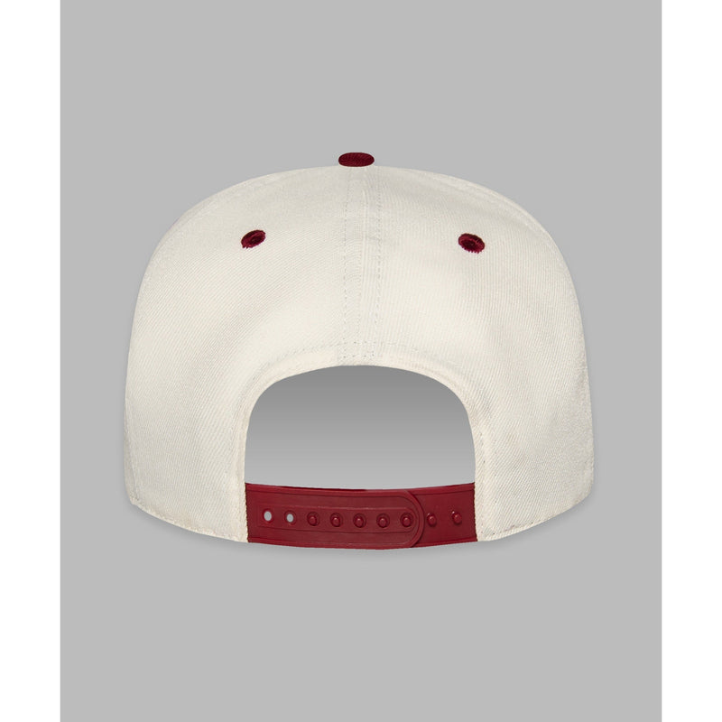 SMALL WORLD COLORBLOCK SNAPBACK-CABERNET