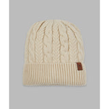 CABLE KNIT BEANIE