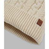 CABLE KNIT BEANIE